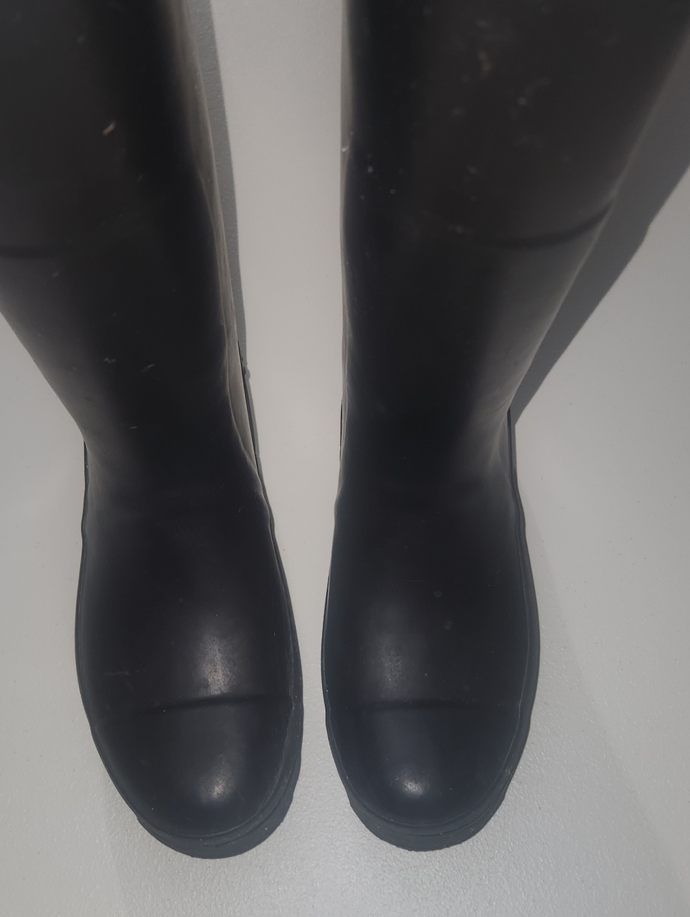 Sorel Black Tall Rain Boots Women's Size 8 - Picture 5 of 11